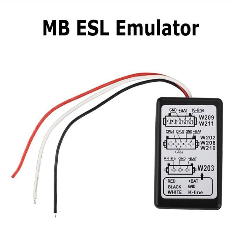 Car alarm emulator control module with attached multi-color wire cables