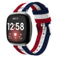 Universal Stripe Nylon Watch Band, For Fitbit Versa 4 / Sense 2
