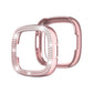 Double-Row Diamond Electroplating PC Watch Case, For Fitbit Versa 4 / Sense 2