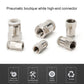 Pneumatic straight quick fitting connector set, female threaded, metal, 10 pcs