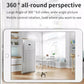 WiFi surveillance bulb camera featuring 360° all-around viewing angle on a phone screen