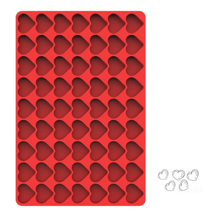 Red silicone cookie mould with bone-shaped cavities
