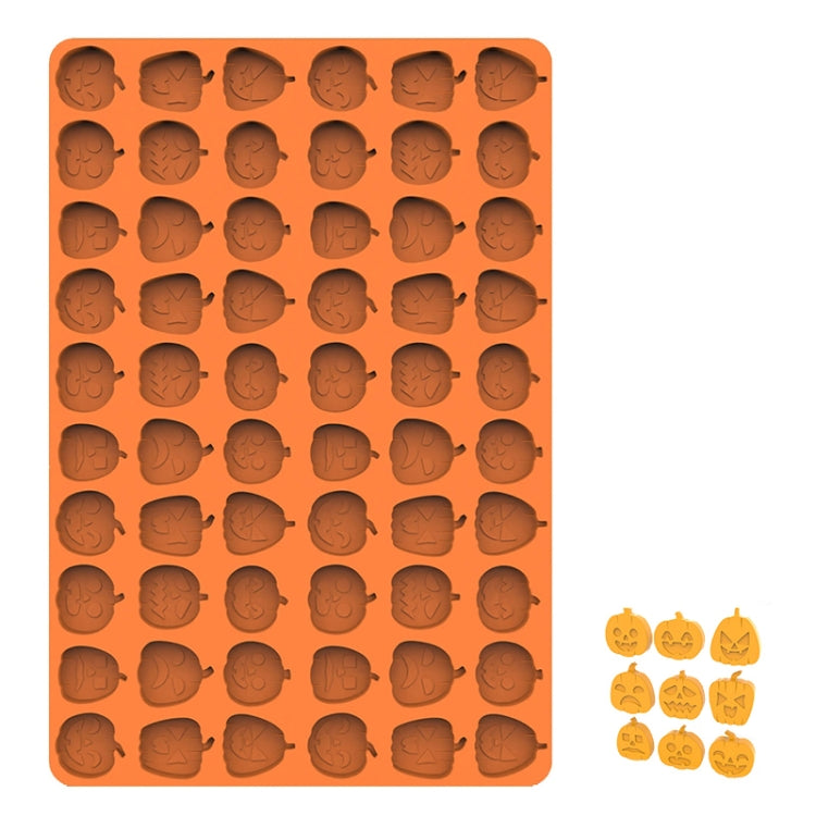 Orange silicone baking mould with bear-shaped cavities