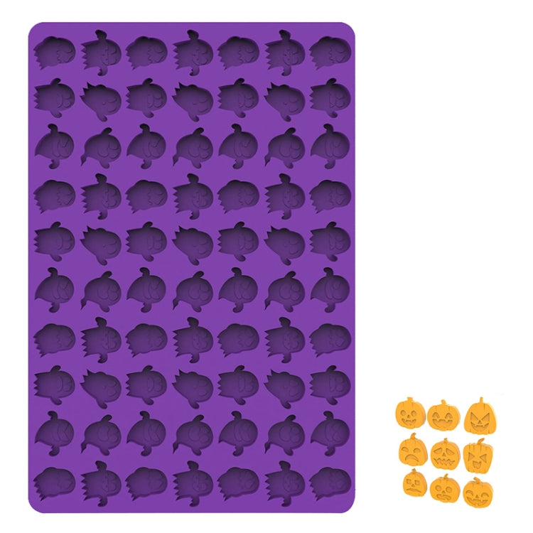 Purple silicone baking mould with fish-shaped cavities