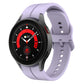 Light purple silicone watch band with buckle, for Watch 5 Pro 45mm