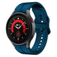 Teal blue silicone watch band with buckle, for Watch 5 Pro 45mm