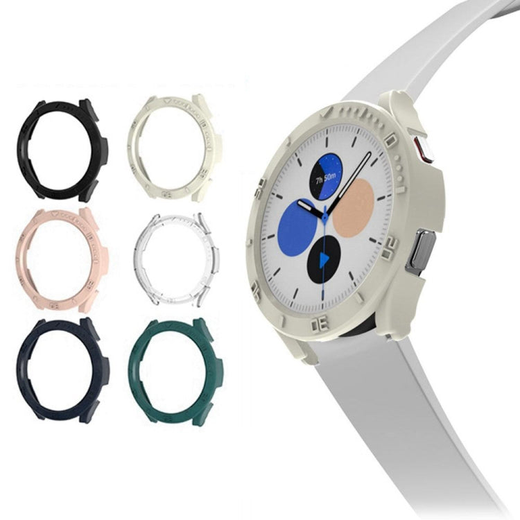 White PC half-cover watch case with scale plus multiple colored frames