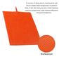 Car engine oil pan heater pad, orange square with power cable and waterproof round pad