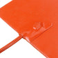 Car engine oil pan heater pad corner detail, orange fabric with attached power wire