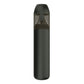 Black handheld cordless car vacuum cleaner with transparent dust cup and top nozzle.