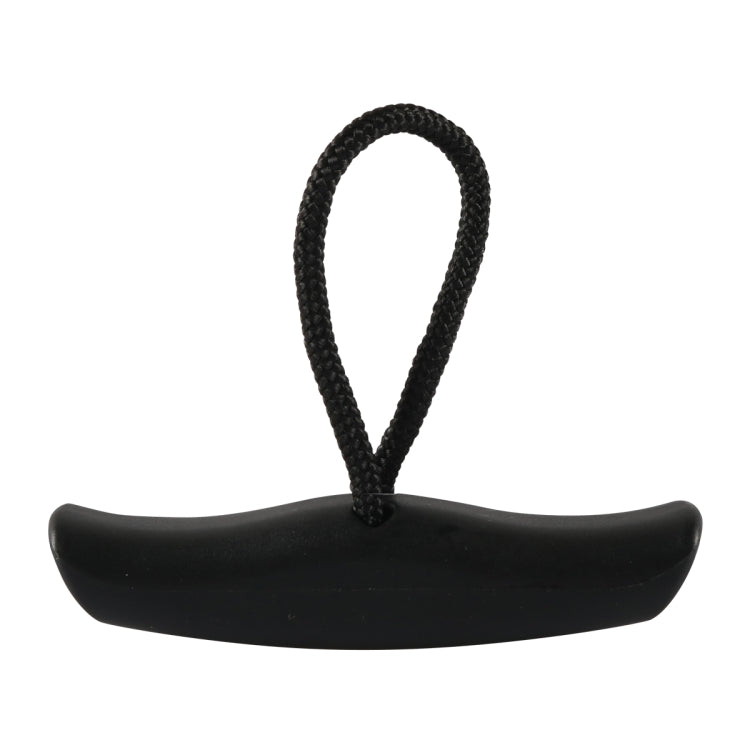 Black T-handle with braided carry cord