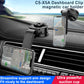 Magnetic dashboard car phone holder with suction cup base and dashboard clip