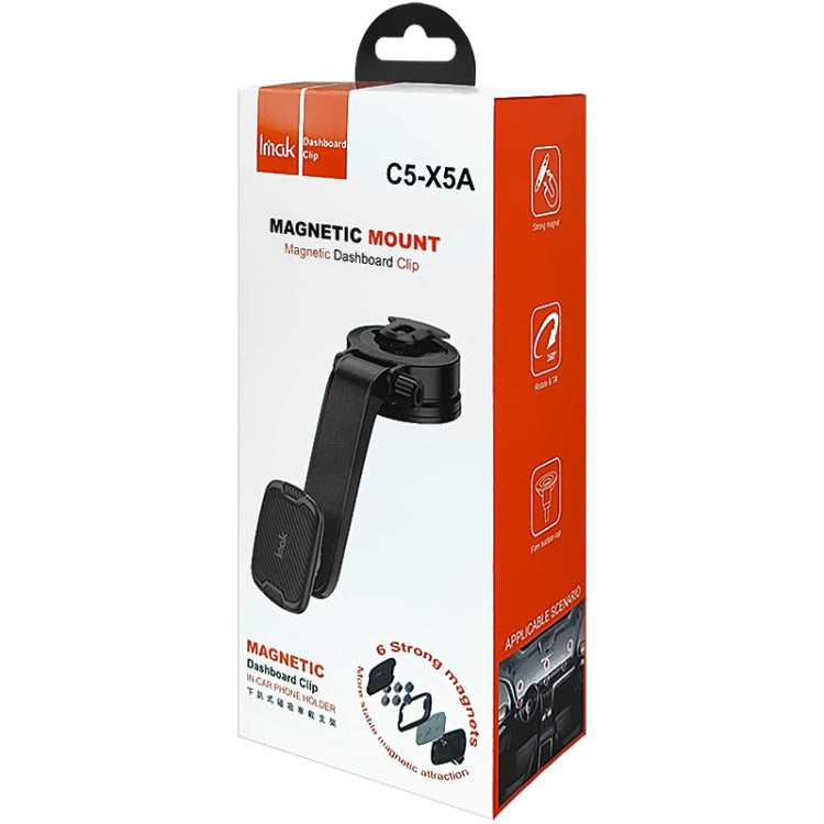 IMAK C5-X5A magnetic mount dashboard phone holder retail box