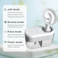 Electric ear washer with base buttons and circular rinsing head
