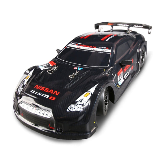 1:16 RC drift toy car, matte black body with NISMO-style hood and front details