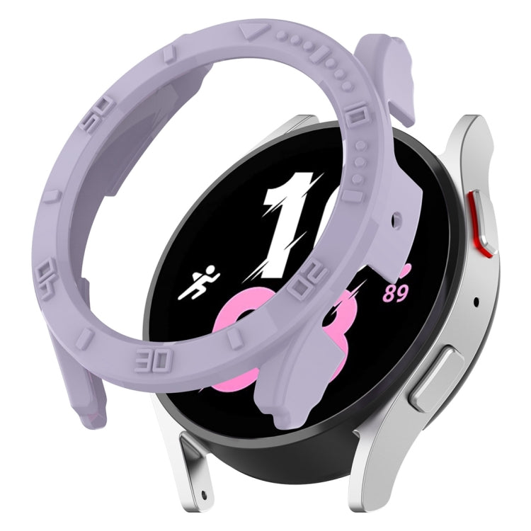 Half Coverage PC Watch Protective Case with Scale, For Samsung Galaxy Watch5 / Watch4 40mm, For Samsung Galaxy Watch5 / Watch4 44 mm