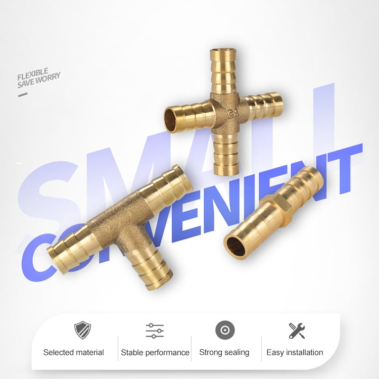 3-way pneumatic Y connectors set of 2, brass fittings