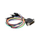 Wiring harness for PowerBox adapter with multicolor leads and DB-style plug
