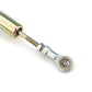 Engine shutdown solenoid valve linkage eyelet with metal fittings and threaded rod
