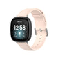 Genuine Leather Watch Band, For Fitbit Versa 3 / Sense