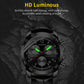OCHSTIN luminous men’s chronograph watch with black dial and glowing green hands