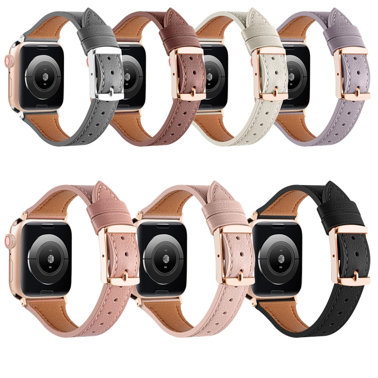 Assorted genuine leather watch bands with metal buckles and multiple strap colors.