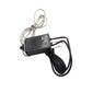Breakaway switch control box with bundled wires and mounting bracket