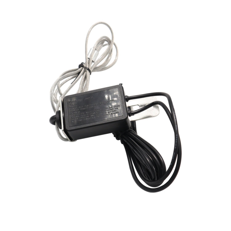 Breakaway switch control box with bundled wires and mounting bracket