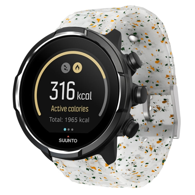 Rhombus Texture Silicone Watch Band, For Suunto 9