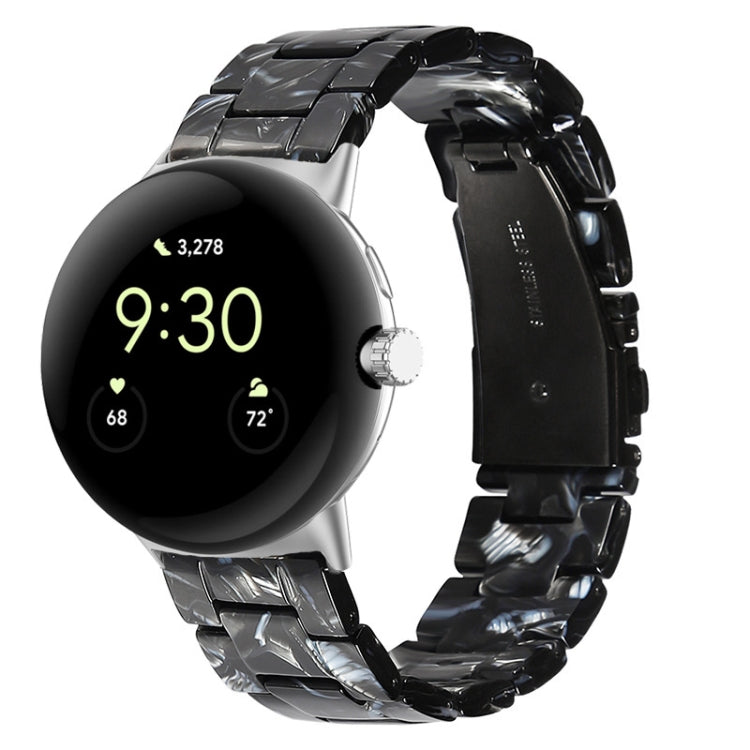 Three-beads Resin Watch Band, For Google Pixel Watch 5 / 4 / 3 / 2 / 1 41mm