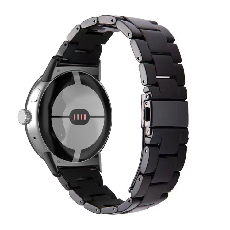 Three-beads Resin Watch Band, For Google Pixel Watch 5 / 4 / 3 / 2 / 1 41mm
