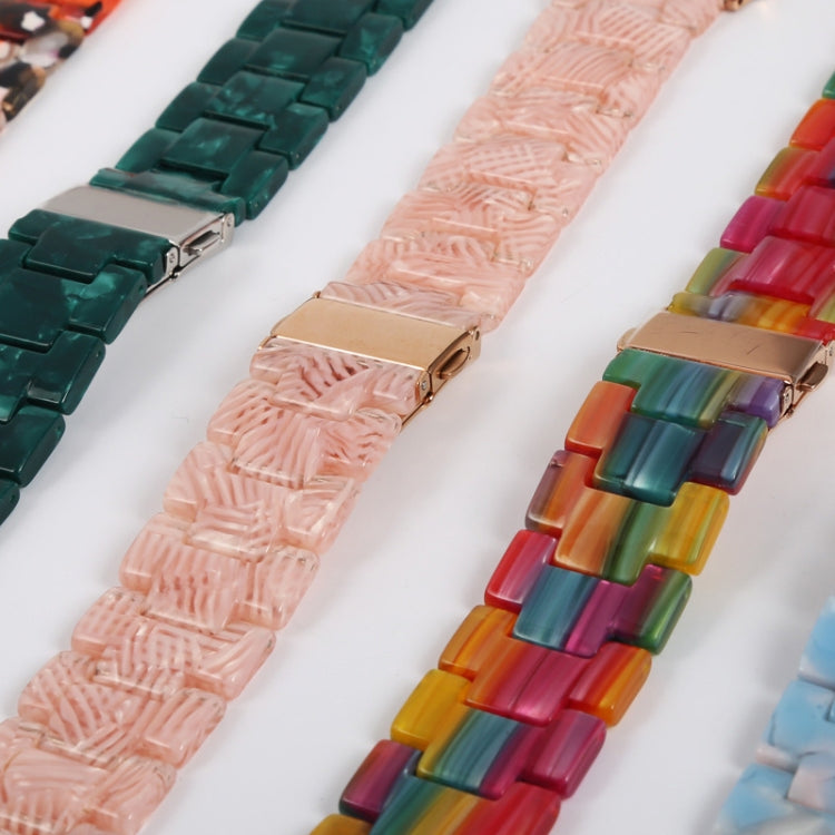 Three-beads Resin Watch Band, For Google Pixel Watch 5 / 4 / 3 / 2 / 1 41mm