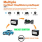 Motorcycle and car battery smart charger with LCD screen and multiple battery modes