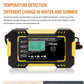 12V intelligent pulse battery repair charger with LCD screen for car and motorcycle