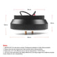 Nissan steering wheel connection base BX102480, black circular base with size measurements