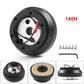 Nissan steering wheel connection base BX102480, black hub set with mounting screws, 140H