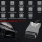 Grey OBD2 USB diagnostic scanner adapter with multi-pin port and cable