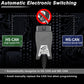 Grey USB OBD2 diagnostic adapter with multi-pin port