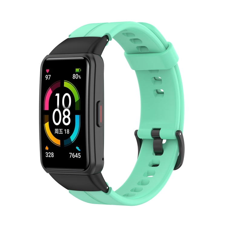 Solid Color Silicone Watch Band, For Honor Band 7