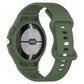 Leather Texture Silicone Integrated Watch Band, For Google Pixel Watch
