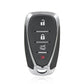 Car key fob remote shell with lock, unlock, and horn button icons