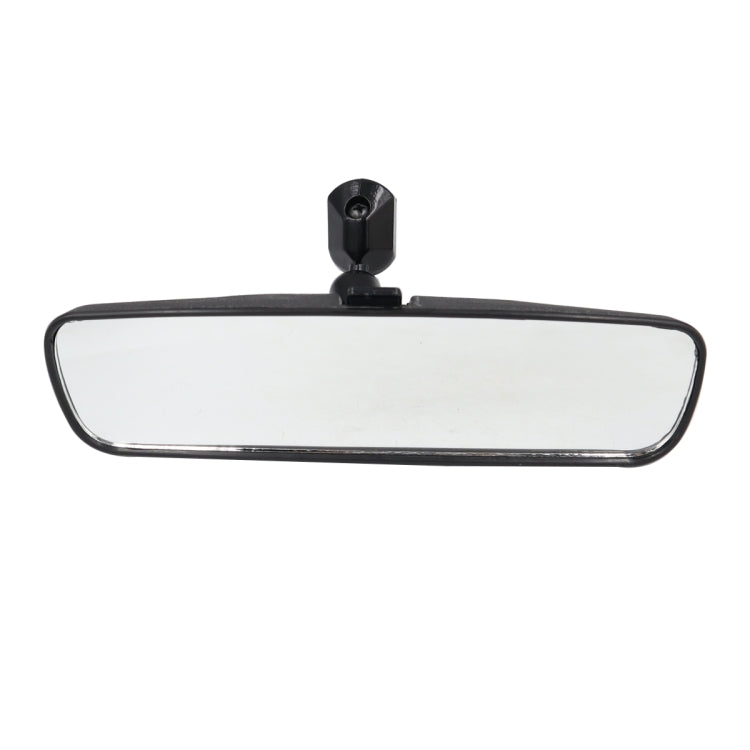 8-inch reflective auxiliary rearview mirror with black frame and central mounting bracket