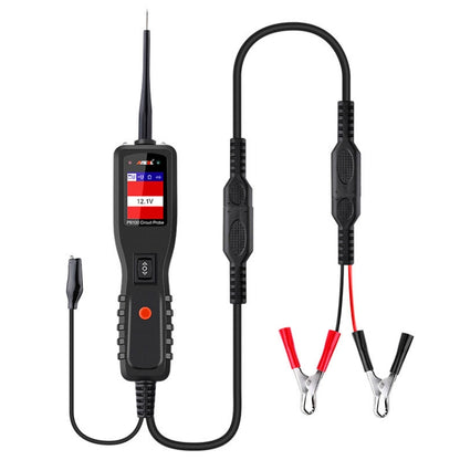 Ancel car electrical circuit tester probe with cable leads and red/black clamps