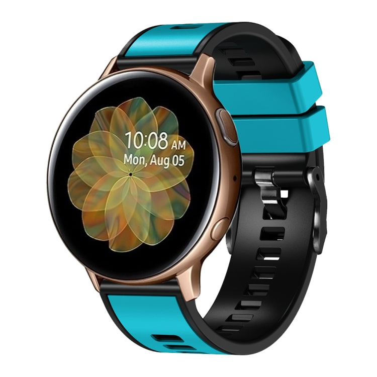 Universal Two Color Silicone Watch Band, 20mm, 22mm