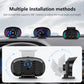 Car HUD OBD LCD instrument display with adjustable rotating bracket and example mounting angles