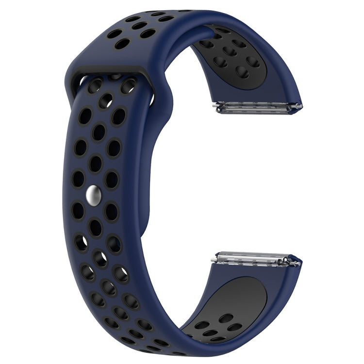 For Fitbit Versa Two-tone Silicone Replacement Wrist Strap Watchband