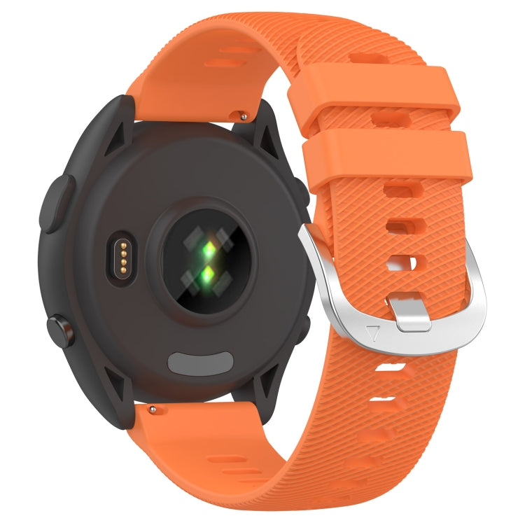 18mm Solid Color Silicone Watch Band, For Garmin Forerunner 265S