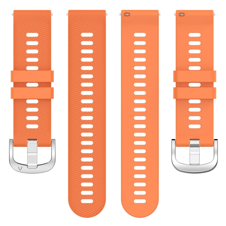 18mm Solid Color Silicone Watch Band, For Garmin Forerunner 265S