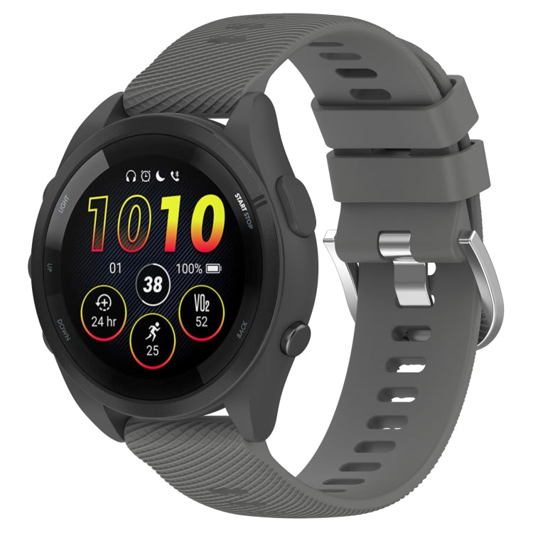 18mm Solid Color Silicone Watch Band, For Garmin Forerunner 265S