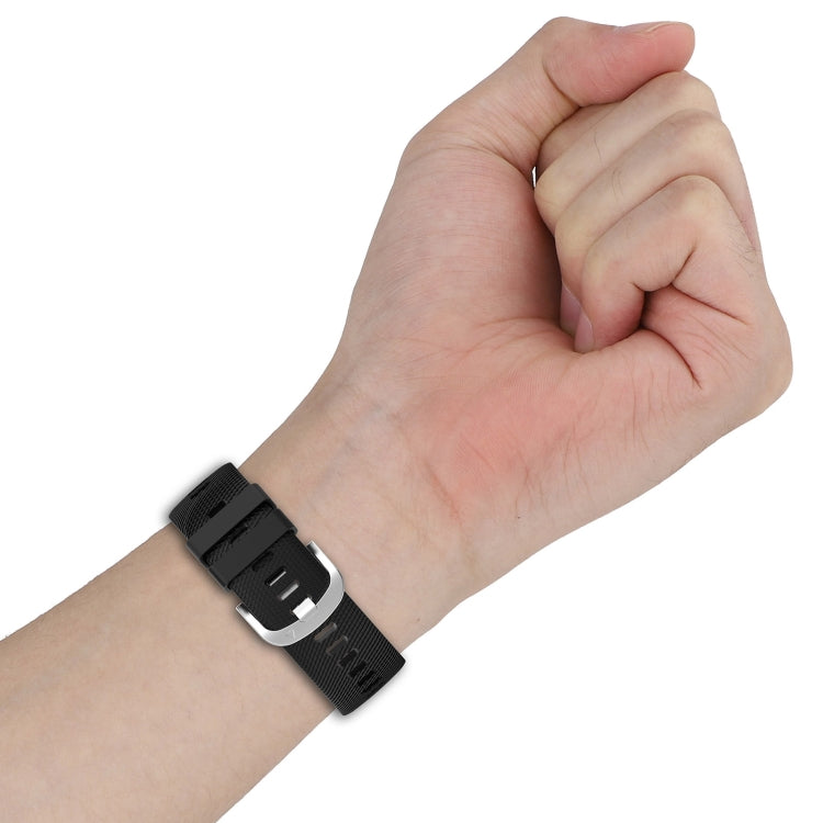 18mm Solid Color Silicone Watch Band, For Garmin Forerunner 265S